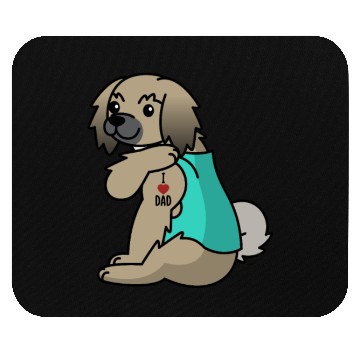 Discover I Love Dad Pekingese Mouse Pads
