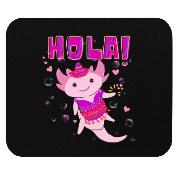 Discover Hola Cute Axolotl - 3 Mouse Pads