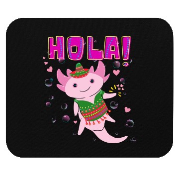Discover Hola Cute Axolotl - 6 Mouse Pads
