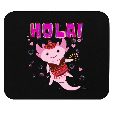 Discover Hola Cute Axolotl - 14 Mouse Pads