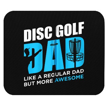 Discover Disc Golf Vintage Funny Disc Golfing Dad Lover Mouse Pads