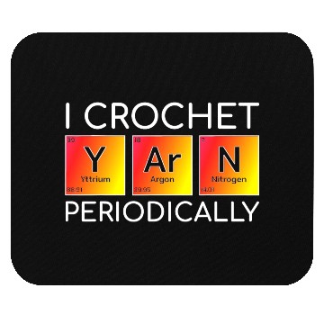 Discover I Crochet Yarn Periodically I Knitting Science Mouse Pads