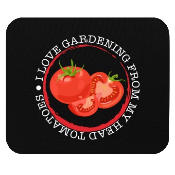 Discover Tomato Vegetable Mouse Pads, I Love Gardening From My