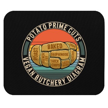 Discover Potato Vegetable Mouse Pads, Potato Prime Cuts Vegan