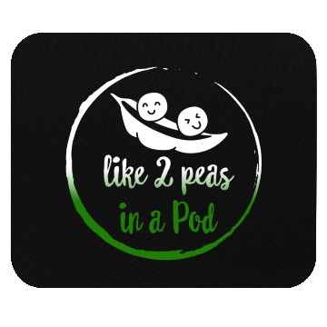 Discover Peas Vegetable Mouse Pads, Like 2 Peas In Pod,