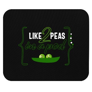 Discover Peas Vegetable Mouse Pads, Like 2 Peas In Pod,