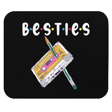 Discover besties, bestfriend, best friend Mouse Pads