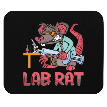 Discover Lab Tech Lab Rat Laboratory Chemist Technician Mouse Pads
