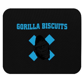 Discover Gorilla Punk Eat Biscuits Mouse Pads