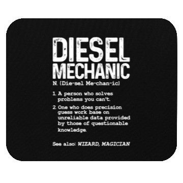 Discover Diesel Mechanic Definition Mouse Pads