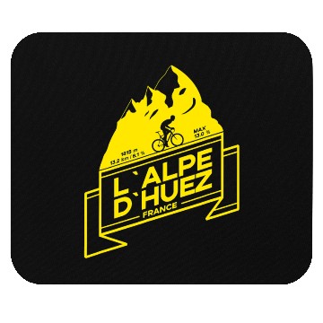 Discover L Alpe D Huez Road Cycling Mountain Climb Mouse Pads