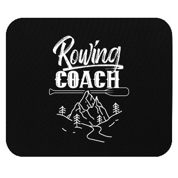 Discover Rowing Coach Sports Rower Row Crew Mouse Pads