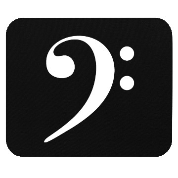 Discover Bassline Beat Bass Player Drummer F Clef Mouse Pads