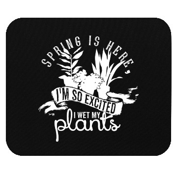 Discover Fun Novelty Spring Gardening plants seeds dirt Mouse Pads