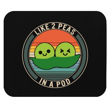 Discover Peas Vegetable Mouse Pads, Like 2 Peas In Pod,