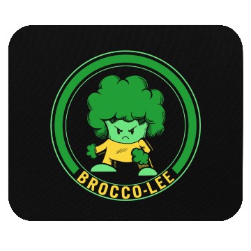Discover Vegetables Mouse Pads, Brocco-Lee Funny Vegetable
