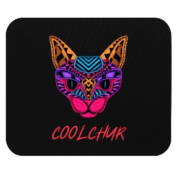 Discover Neon Cat Coolchur Mouse Pads