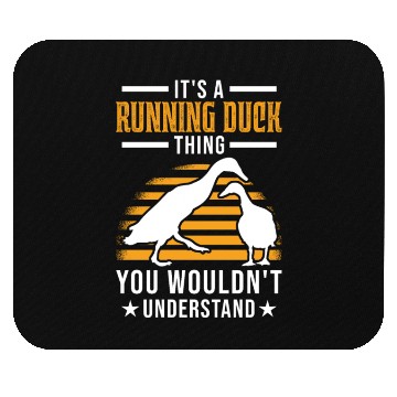 Discover Running Duck Thing Bottled Mouse Pads
