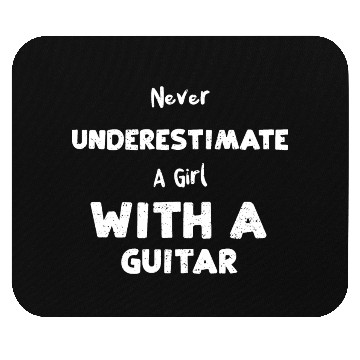 Discover Never Underestimate A Girl With... Mouse Pads