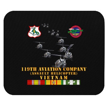 Discover Army 119th Aviation Company Assault Helicopter w S Mouse Pads