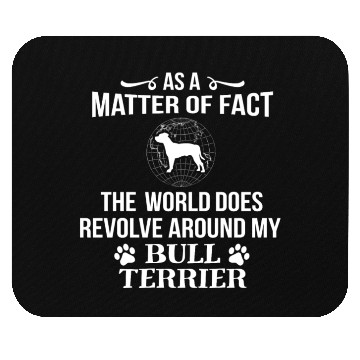 Discover Bull Terrier Owner Dog Puppy Love Fun Cool Gift Mouse Pads
