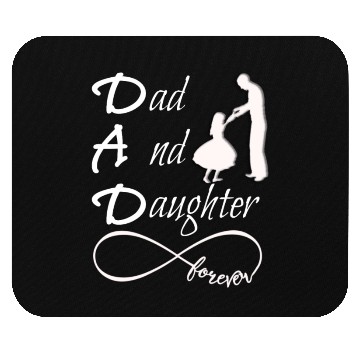 Discover Dad And Daughter forever Mouse Pads