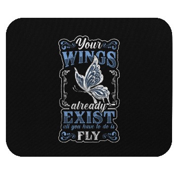 Discover Insect Butterflies Pattern Sweet Mouse Pads