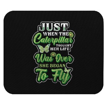 Discover Butterfly Nature Spring Colored Mouse Pads