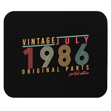 Discover Retro 1986 July Mouse Pads
