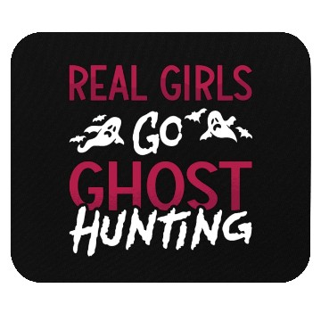 Discover Ghost Hunter Spooky Real Girls Go Ghost Hunting Mouse Pads