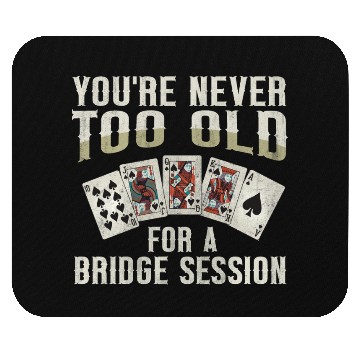 Discover Card Game Bridge Quote for a Bridge Nerd Mouse Pads