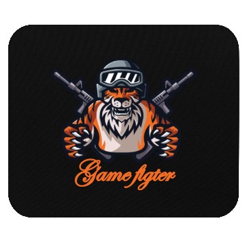 Discover Tiger fight game Mouse Pads