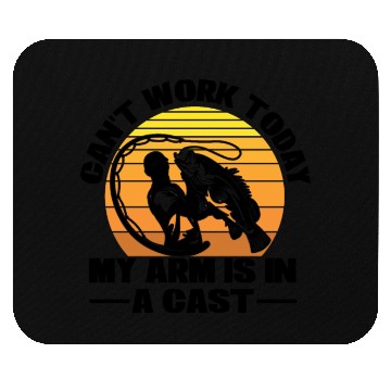Discover Fishing Angler Fish Casting Poles Gift Mouse Pads