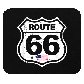 Discover Vintage Route 66 retro style Mouse Pads