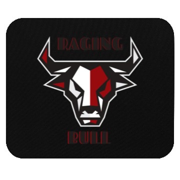 Discover Raging Bull Brave and Valiant Fearless Mouse Pads
