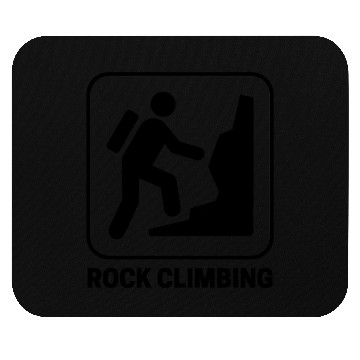 Discover Rock Climbing Mouse Pads