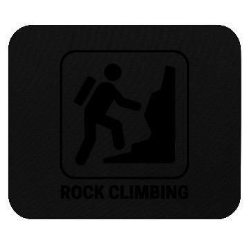 Discover Rock Climbing Mouse Pads