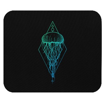 Discover Colorful JellyFish Illustration Design Mouse Pads