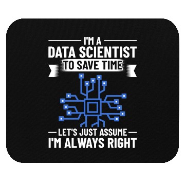 Discover Data Scientist Analyst Statistic Beginner Science Mouse Pads