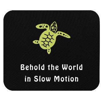 Discover Green Sea Turtle Behold the World in Slow Motion Mouse Pads
