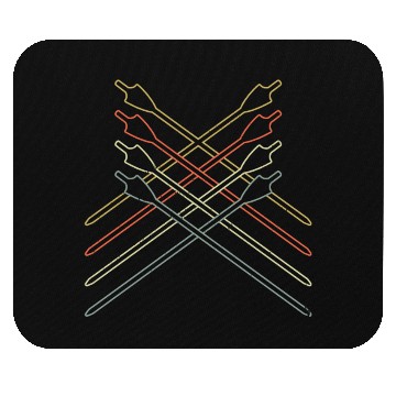 Discover Archery Bow Archer Retro Vintage Mouse Pads