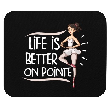 Discover Ballet Ballerina Dance Dancer Dancing Ballet Gift Mouse Pads