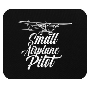 Discover Small Airplane Pilot Aircraft Private Mouse Pads