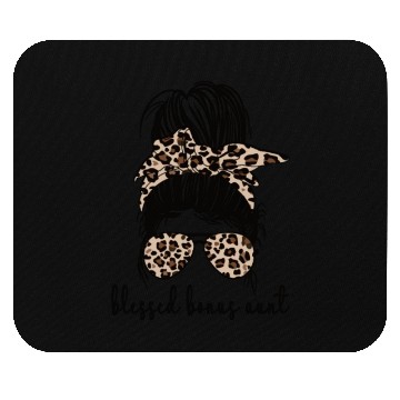 Discover Blessed Bonus Aunt Step Auntie Bonus Auntie Gifts Mouse Pads