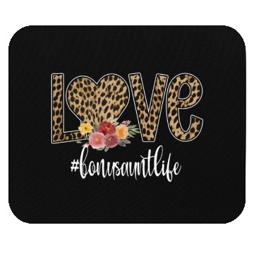 Discover Bonus Aunt Life Proud Bonus Auntie Step Aunt Gifts Mouse Pads