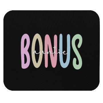 Discover Proud Bonus Auntie Step Aunt Appreciation Gifts Mouse Pads