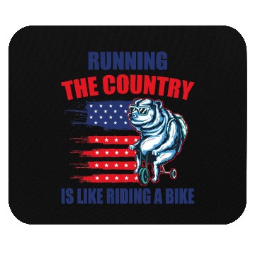 Discover Joe Biden Running The Country's Like Riding A Bike Mouse Pads