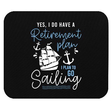Discover Sailing Boat Skipper Yachting Mouse Pads