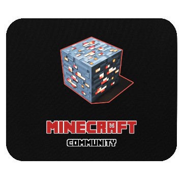Discover Cube red ore dark - Community Mouse Pads