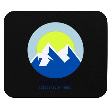 Discover Support Ukraine! Loud Local Blue & Yellow Logo Mouse Pads
